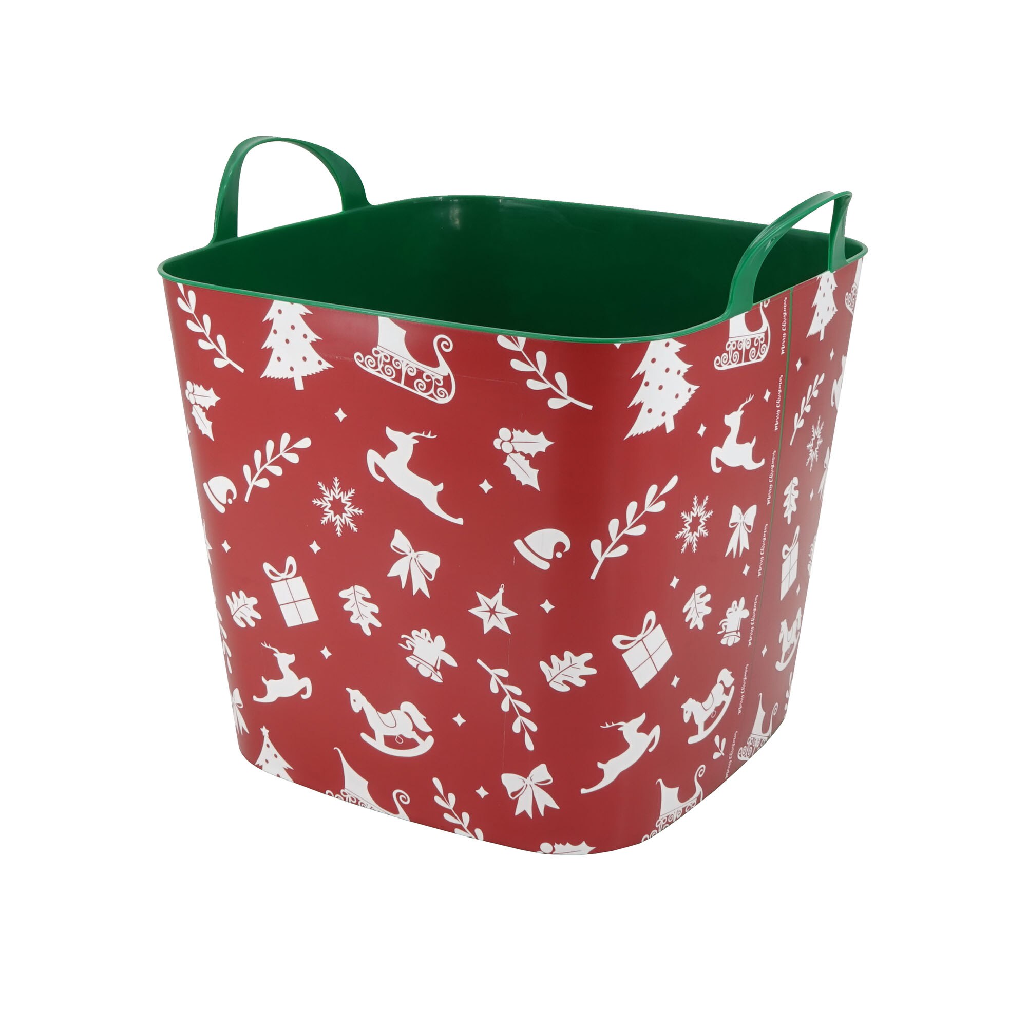 Cesto de ordenación Motivos Navidad Tub Life Story Rojo-1
