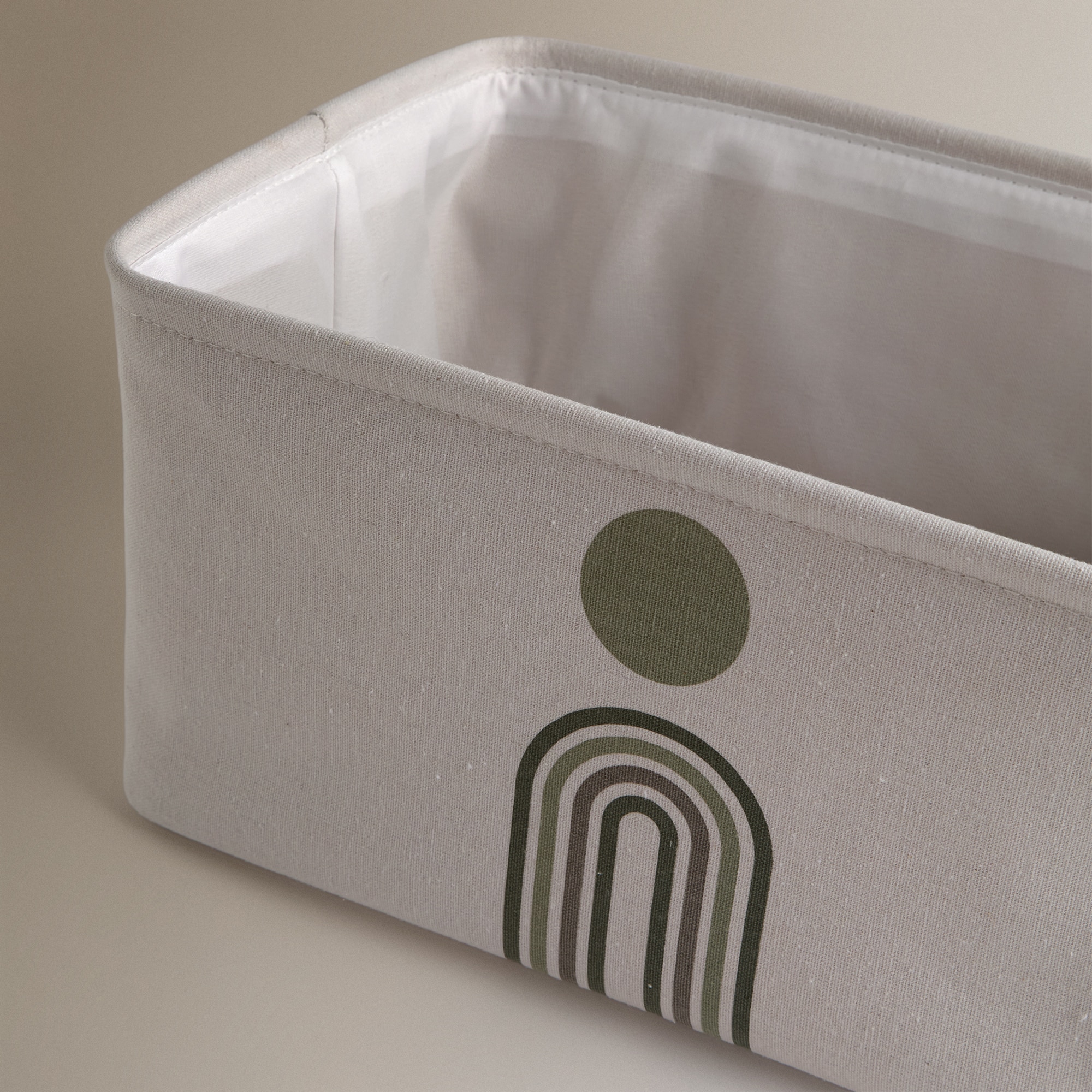 Cesta Canvas Rainbow Basics El Corte Inglés Crudo-3