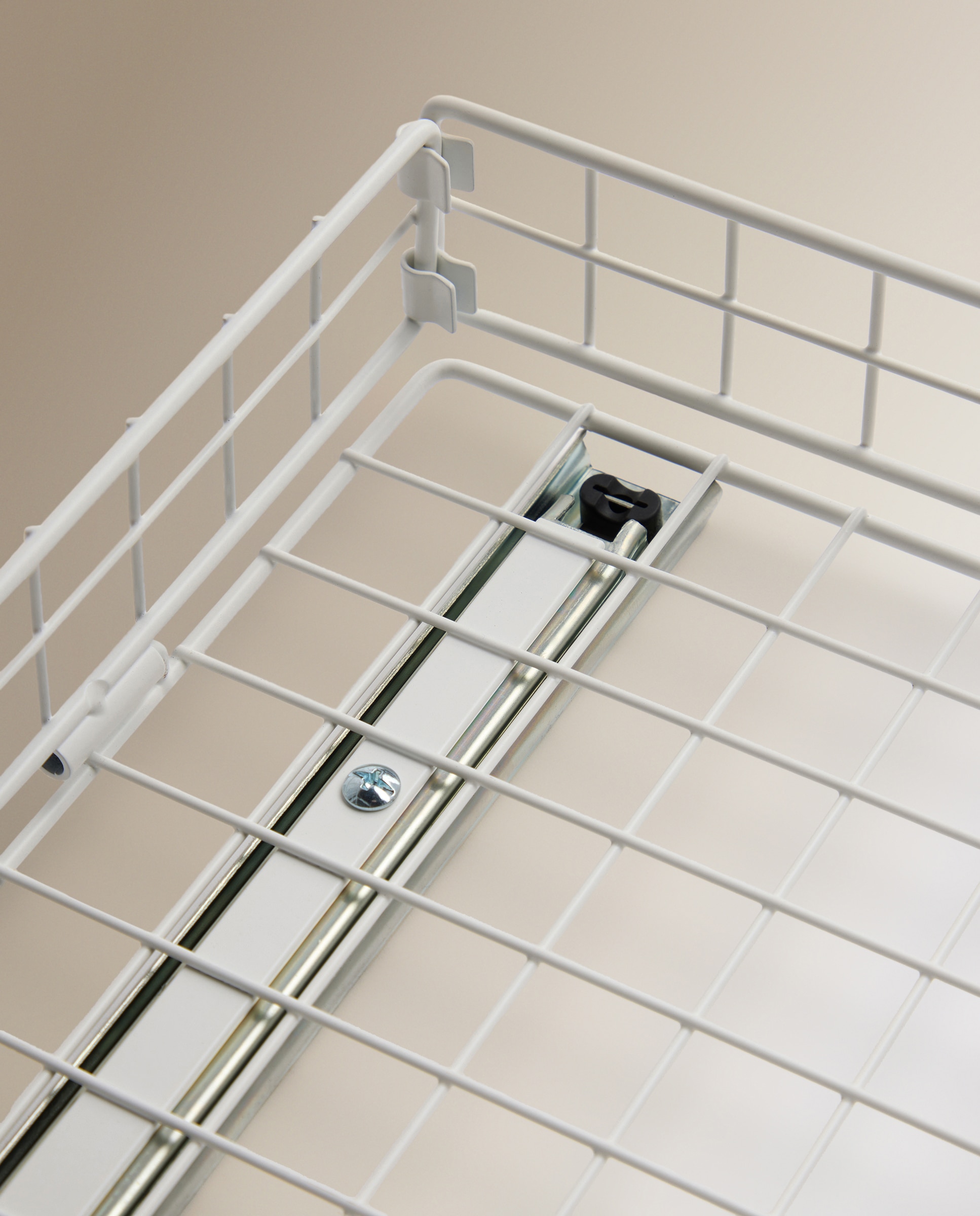 Organizador de Gavetas Deslizante Branco-3