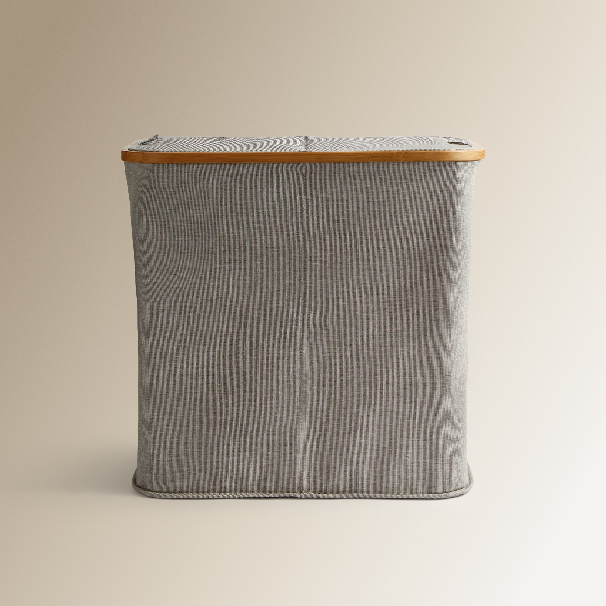 Imagem 0 de Cesto de Roupa Duplo Tecido + Bambu Room