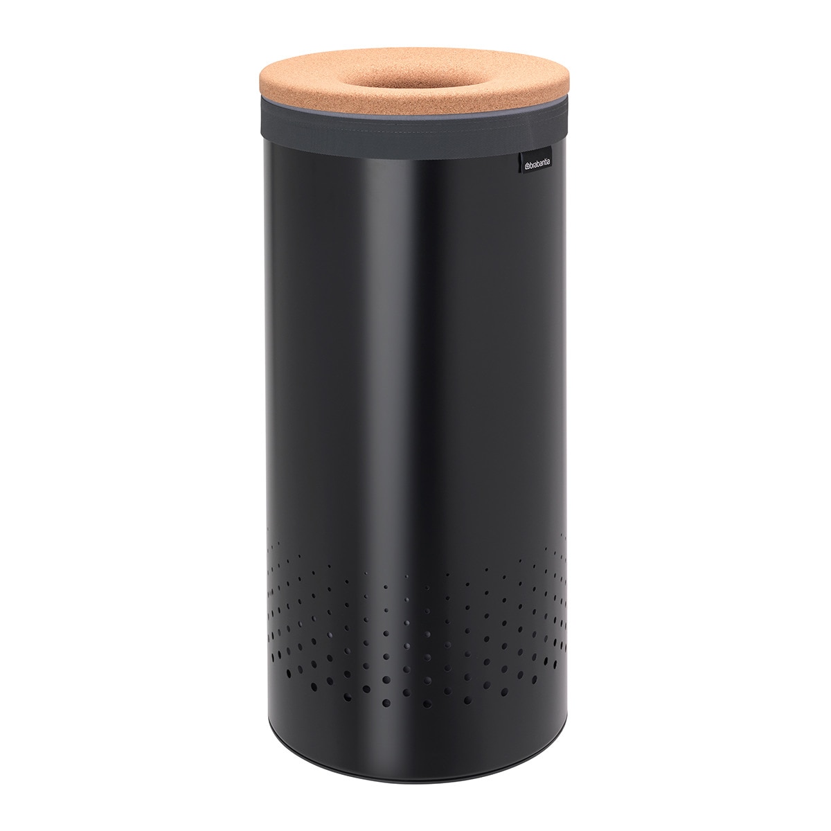 Imagen 1 de Cesta para la colada de 35L con tapa de corcho Linn Brabantia Negro