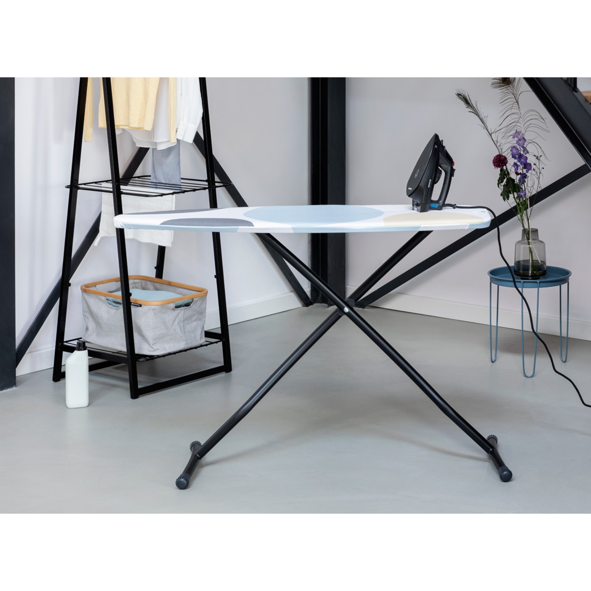 Cesta de roupa desdobrável Linn Brabantia Cinzento-10