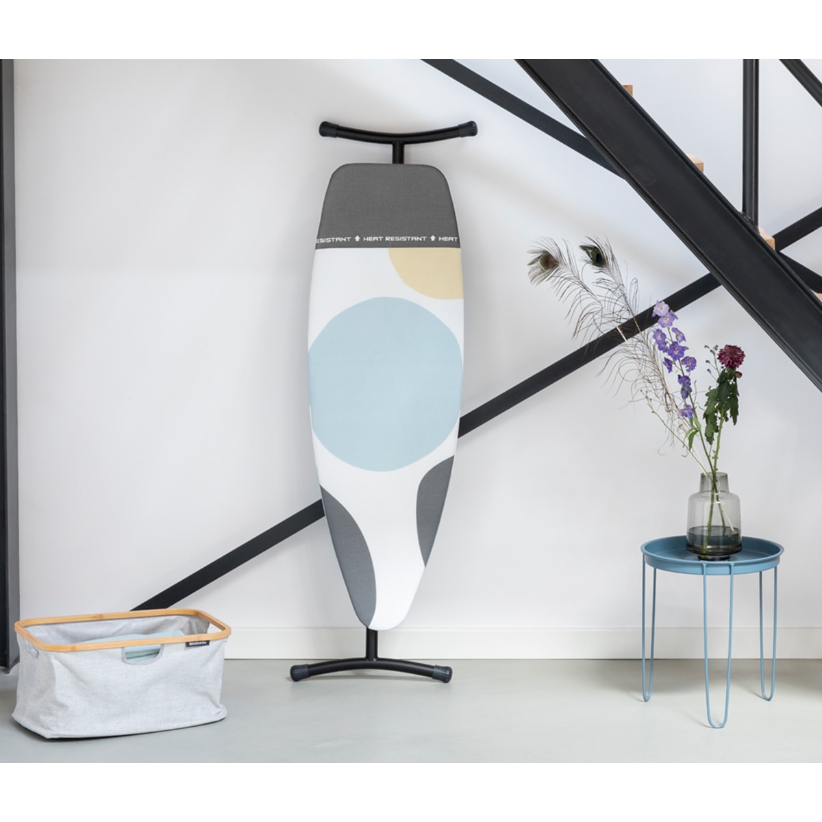 Cesta de roupa desdobrável Linn Brabantia Cinzento-11