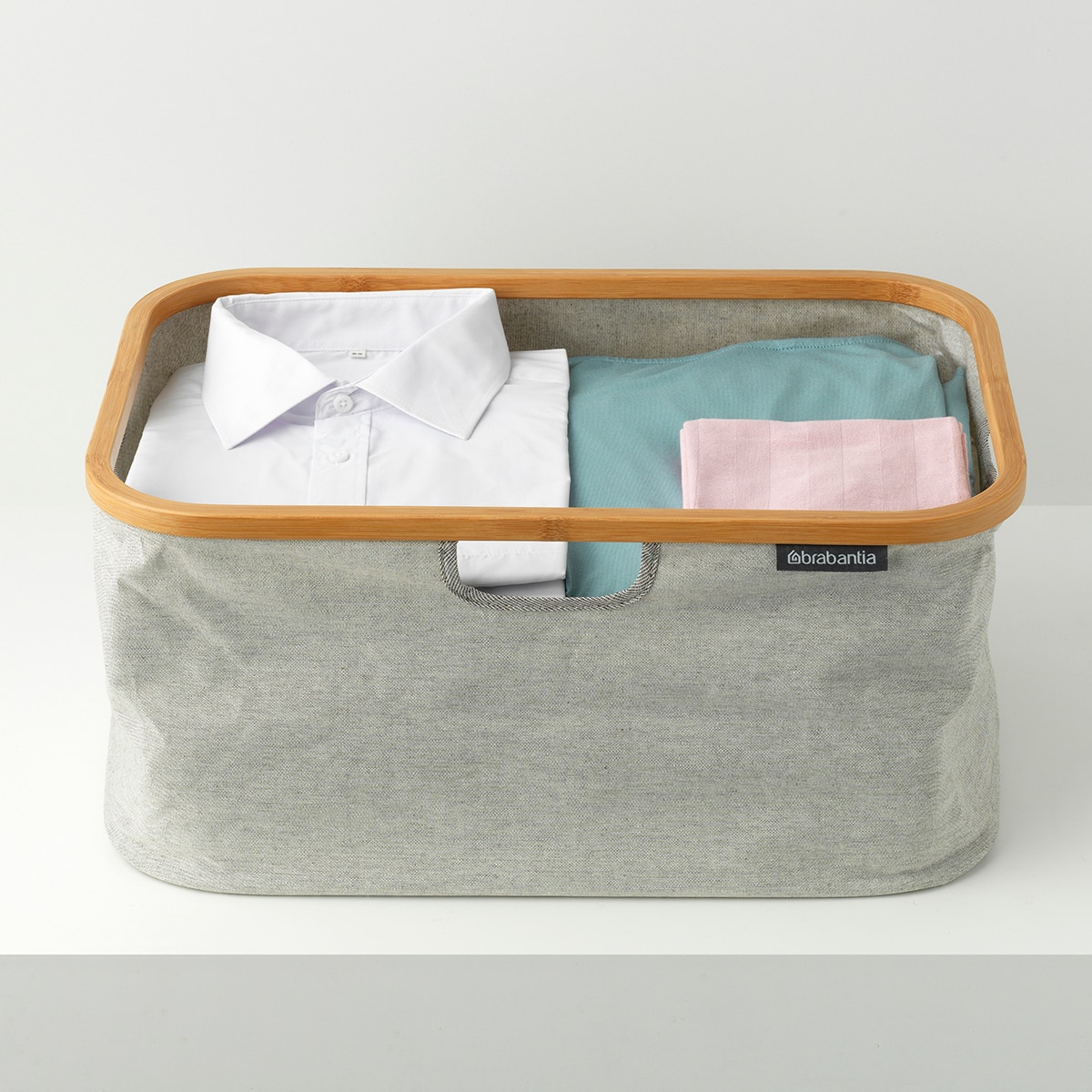 Cesta de roupa desdobrável Linn Brabantia Cinzento-16