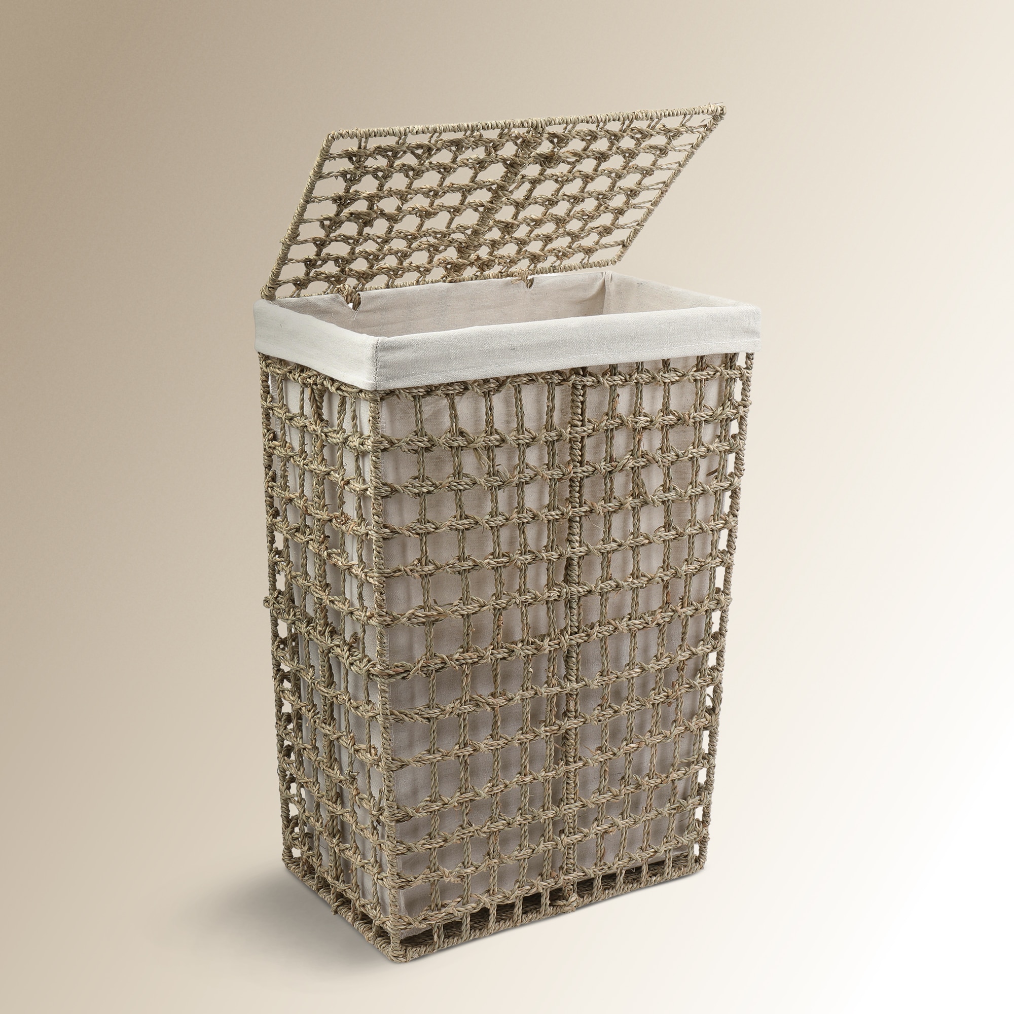 Cesto de roupa Seagrass Natural-2