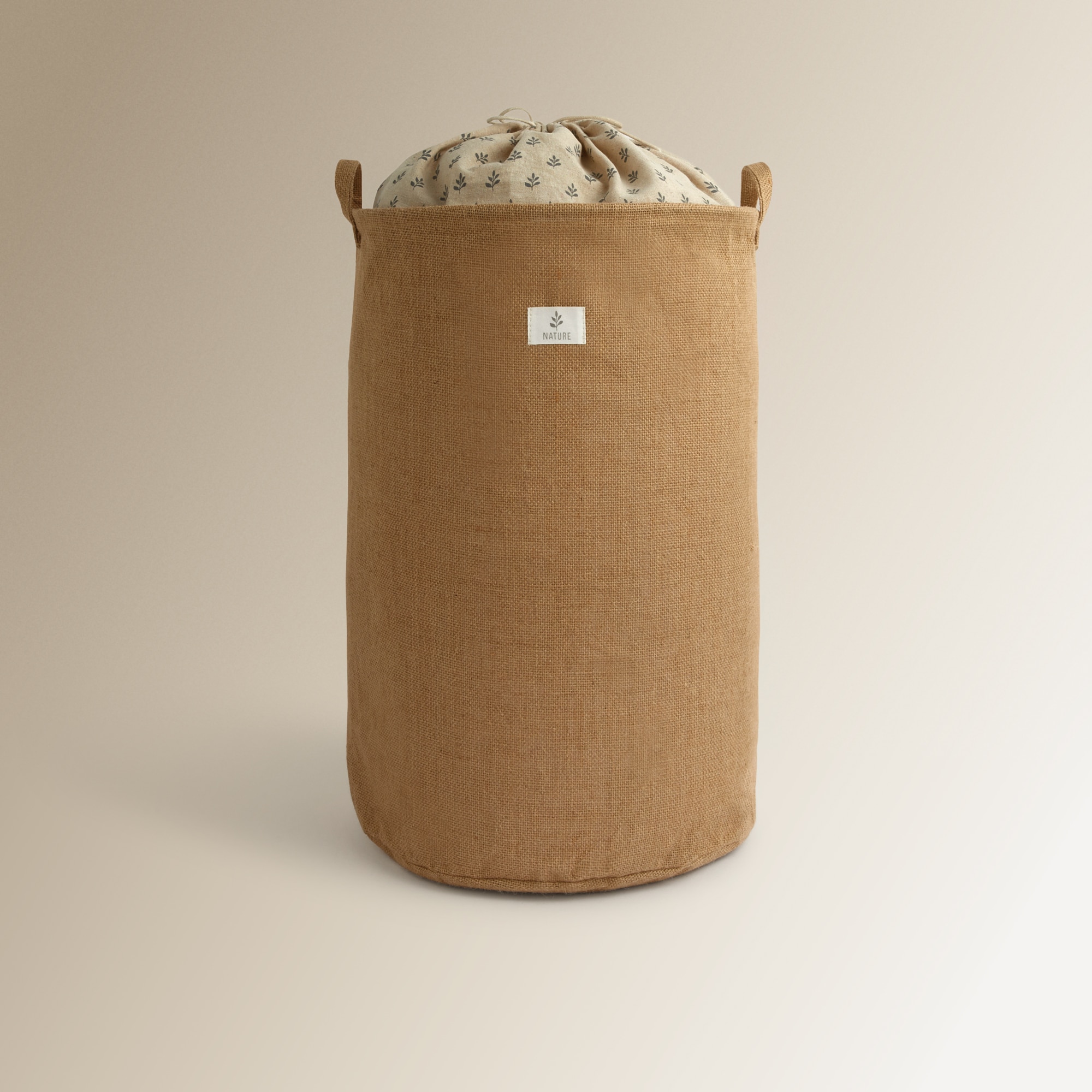 Cesto de Roupa em Juta Natural-1