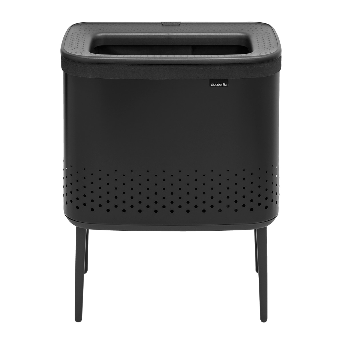 Cesto de Roupa Preto Bo Colada - 60 L Preto-4