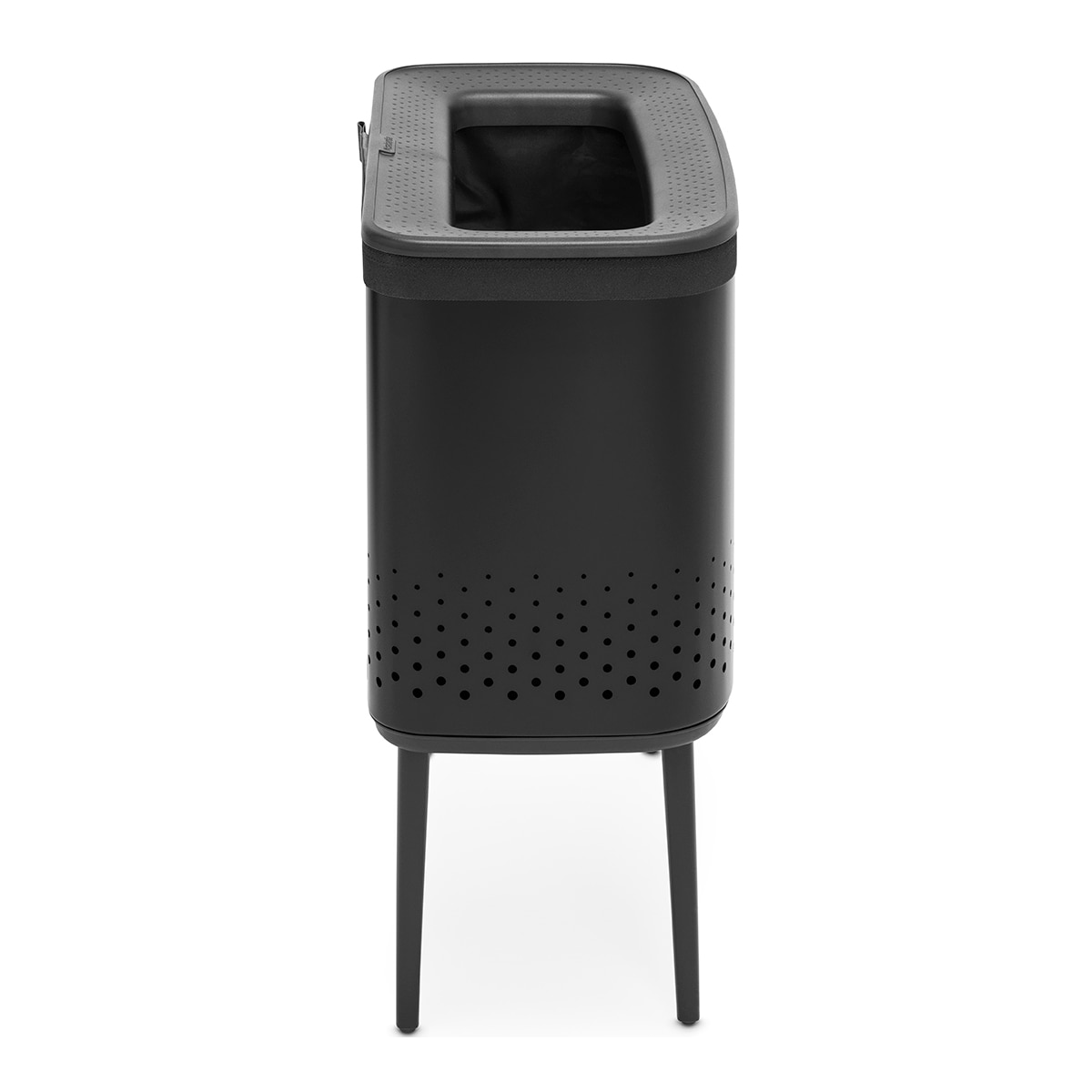 Cesto de Roupa Preto Bo Colada - 60 L Preto-5