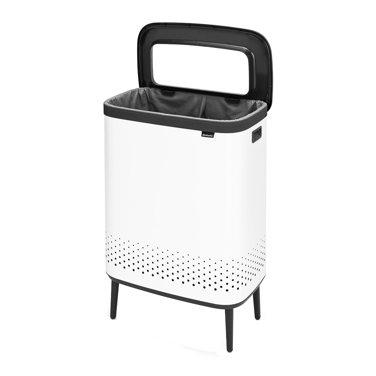 Imagen 2 de Cesto de ropa 2x45L Bo Hi Brabantia - Blanco Blanco