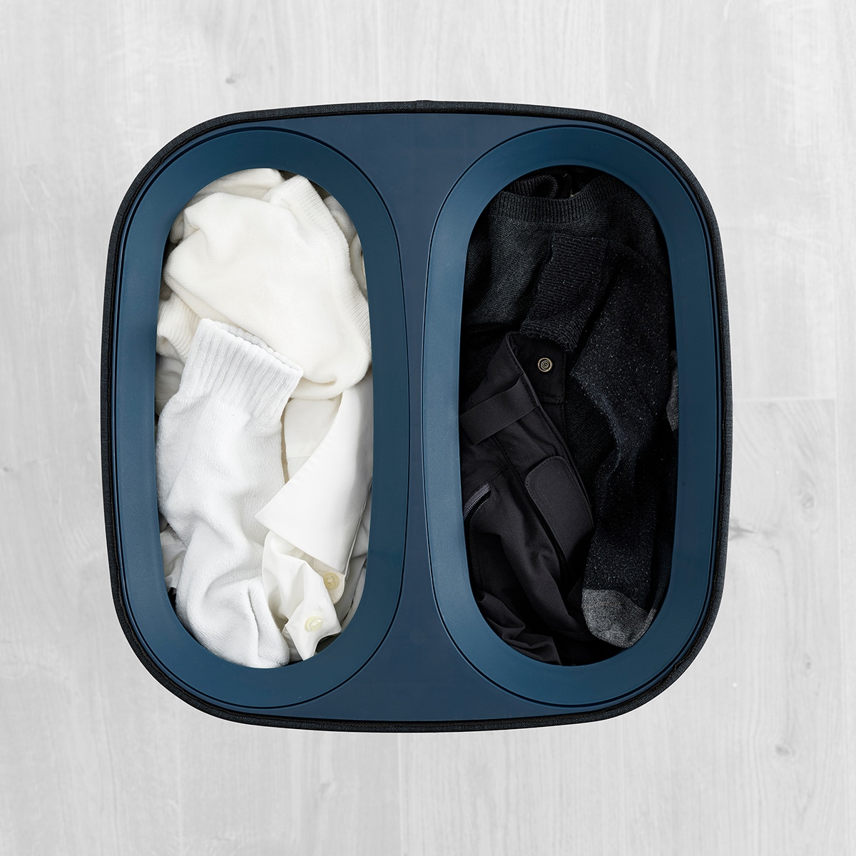 Cesto de Roupa com Separador Total Preto-3