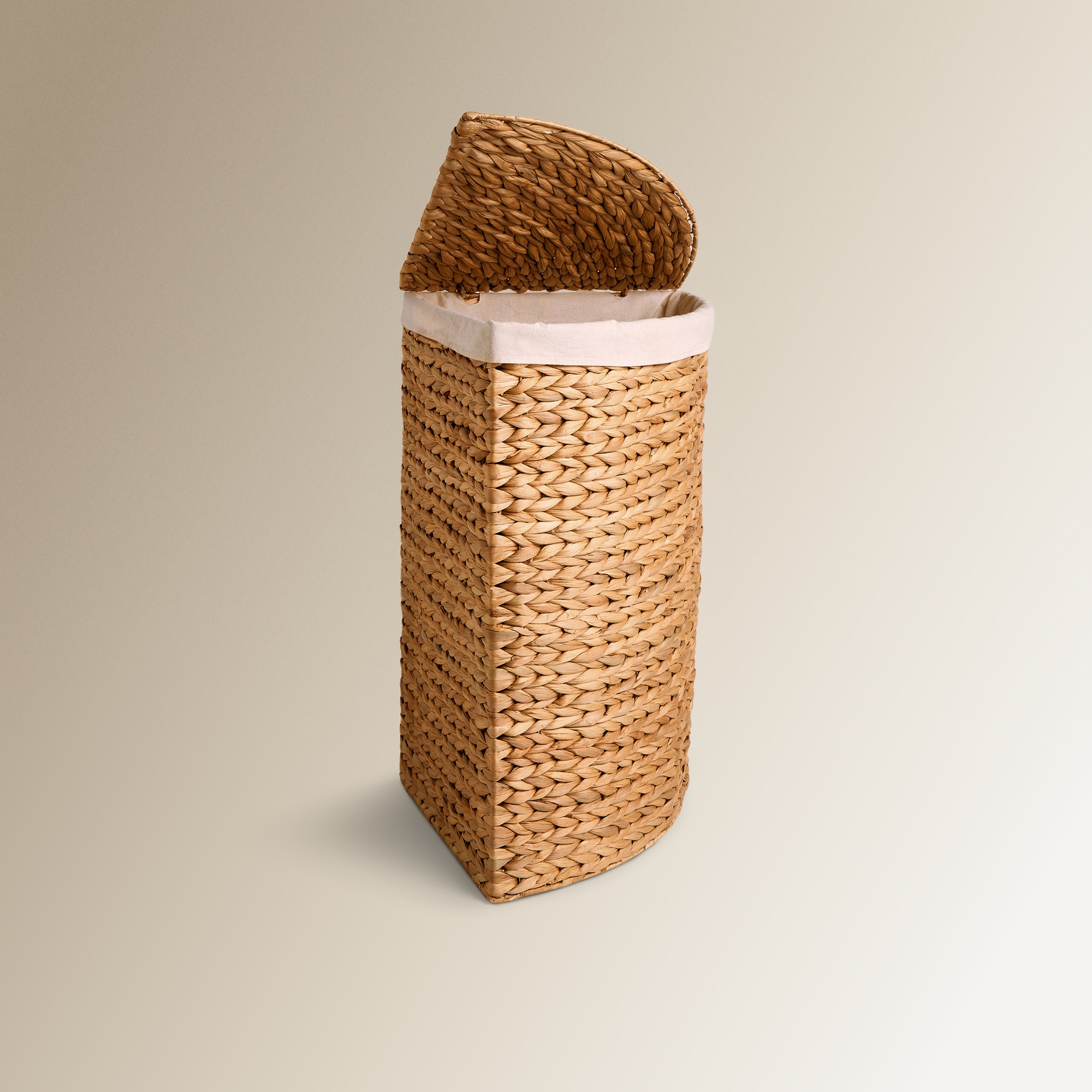 Cesto de Roupa de Canto Jacinto de Água Natural-3