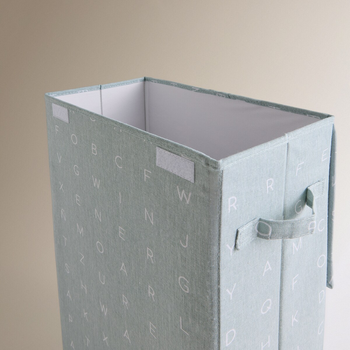 Cesto de ropa plegable estampado Nuestro Mejor Precio - El Corte Inglés Menta-2