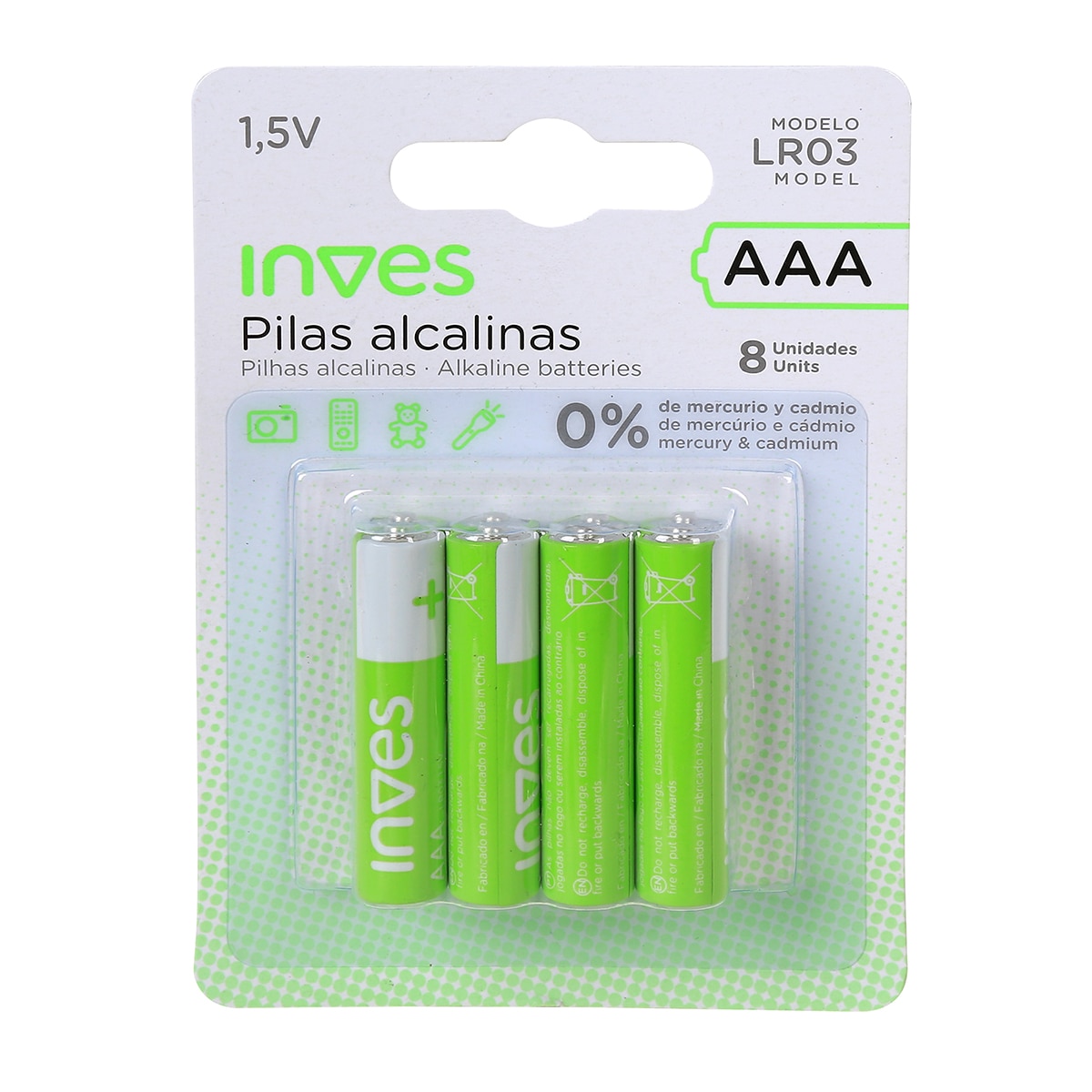 Imagen 0 de Blister pilas Inves