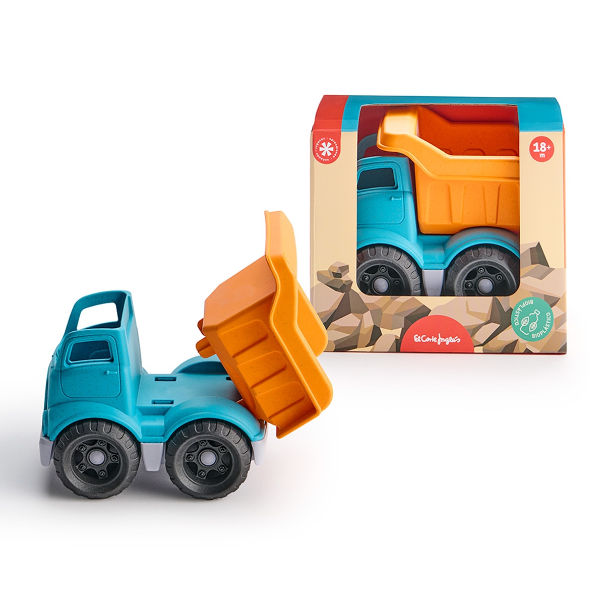 Imagen 0 de Camión volquete de bioplástico El Corte Inglés