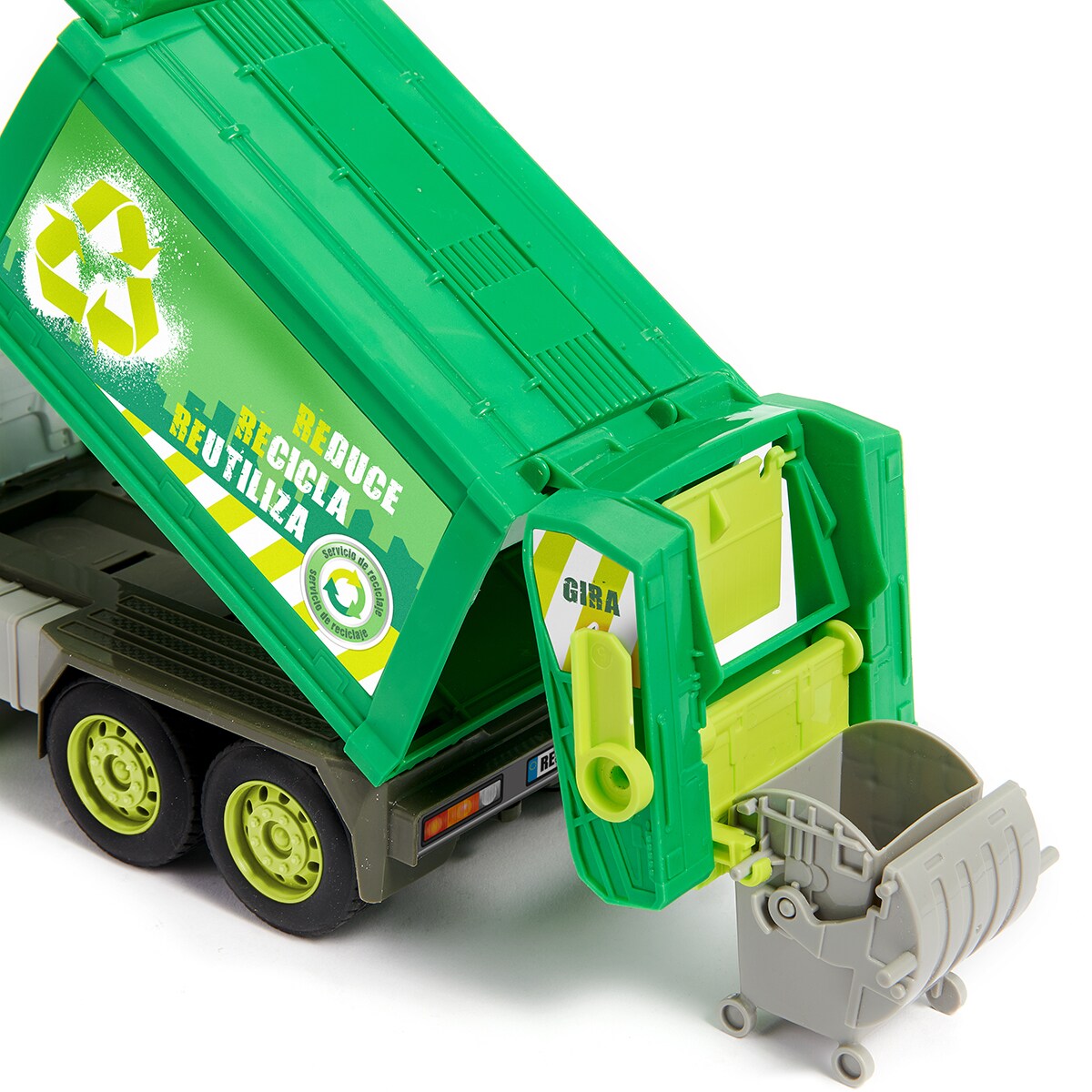 Camión de reciclaje con luz y sonido Roll Run 6