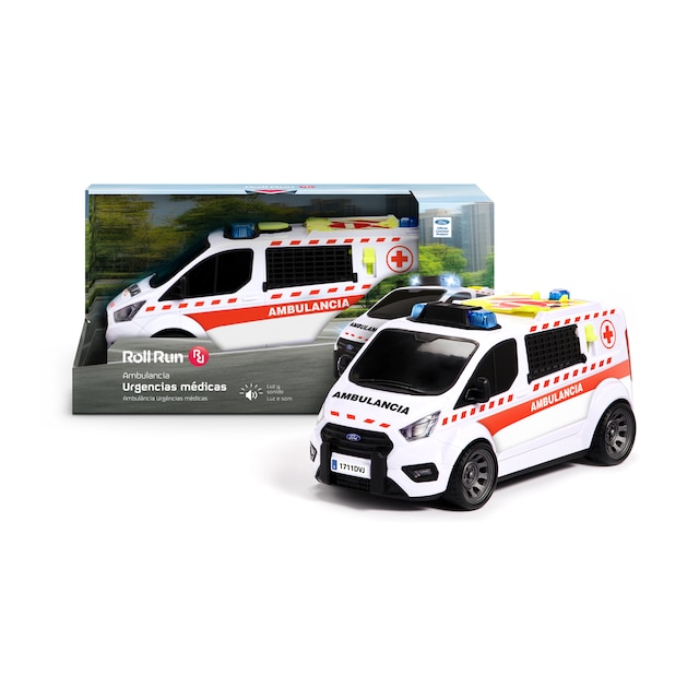 Ambulancia con luz y sonido Urgencias médicas Roll Run