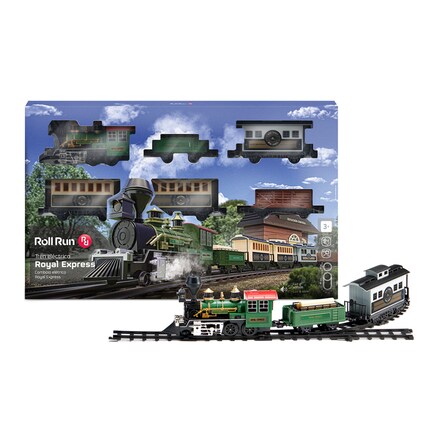 Tren eléctrico con luz y sonido real Royal Express RollRun · Roll Run