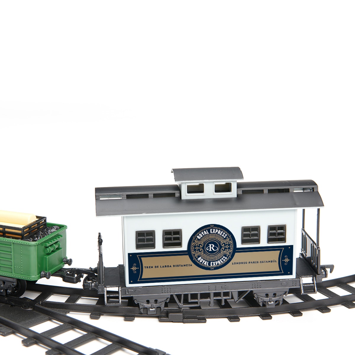 Tren eléctrico con luz y sonido real Royal Express RollRun 2