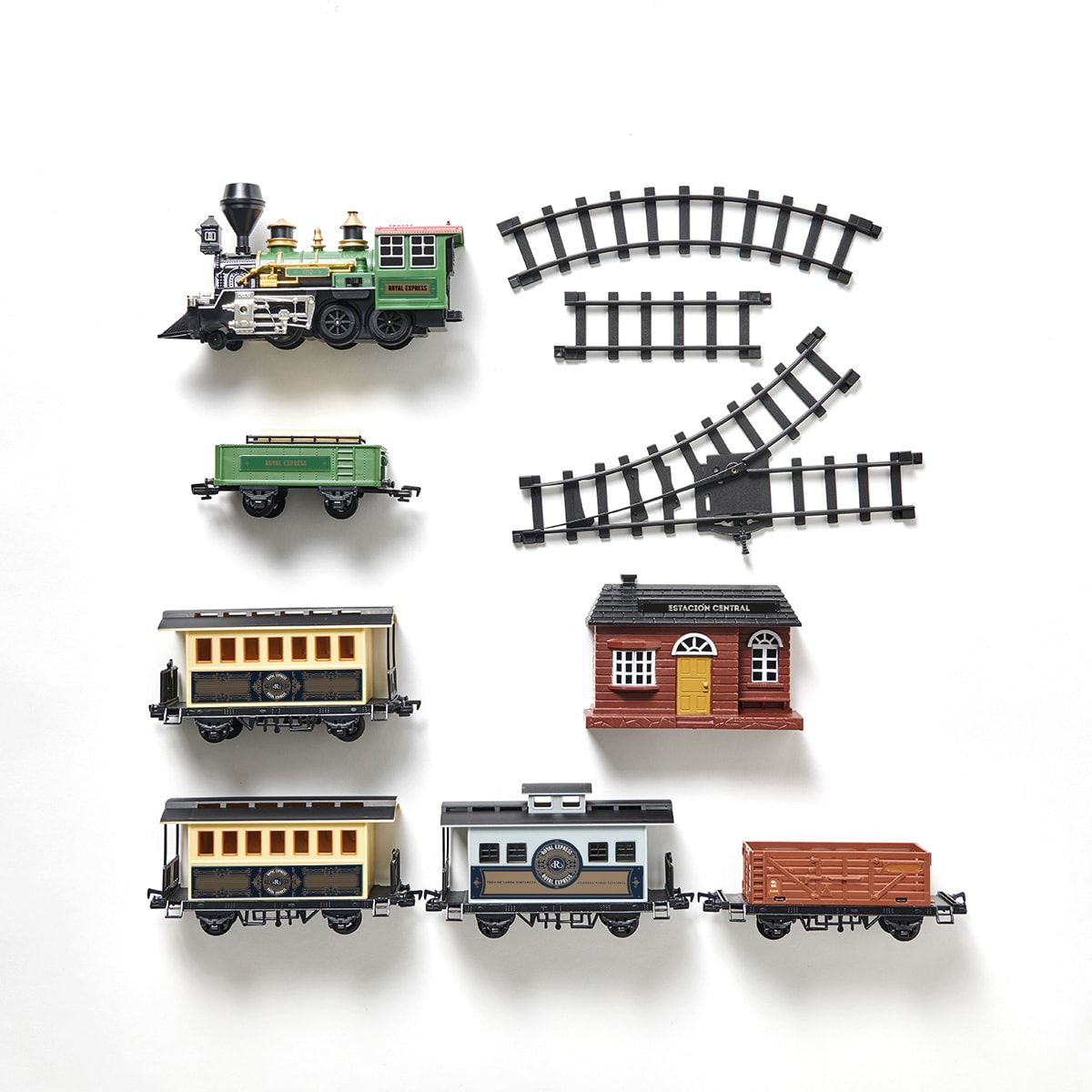 Tren eléctrico con luz y sonido real Royal Express RollRun 4