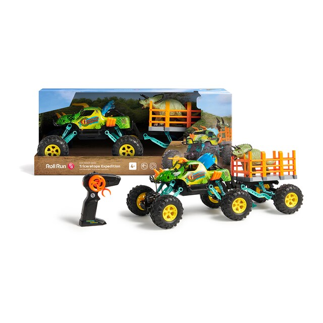 Imagen 0 de 4x4 Coche teledirigido Dinosaurio Triceratops Expedition Roll Run