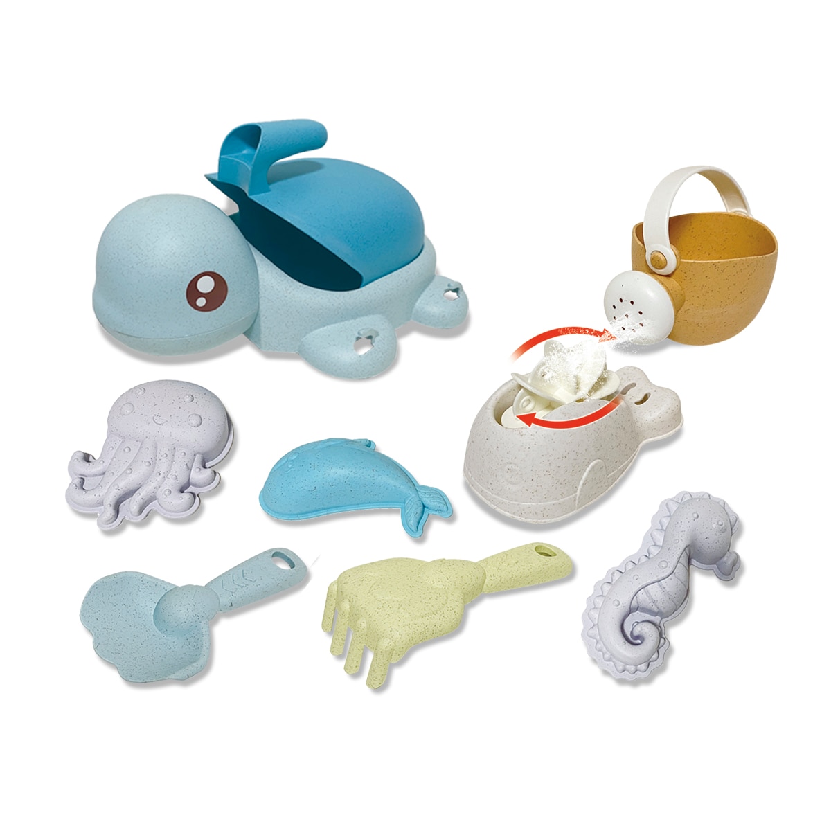 Imagem 0 de Set de tartaruga 8 peças (bioplástico) El Corte Inglés