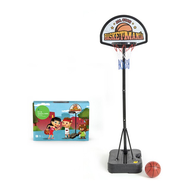 Set de canasta de altura regulable y balón Basketmanía El Corte Inglés