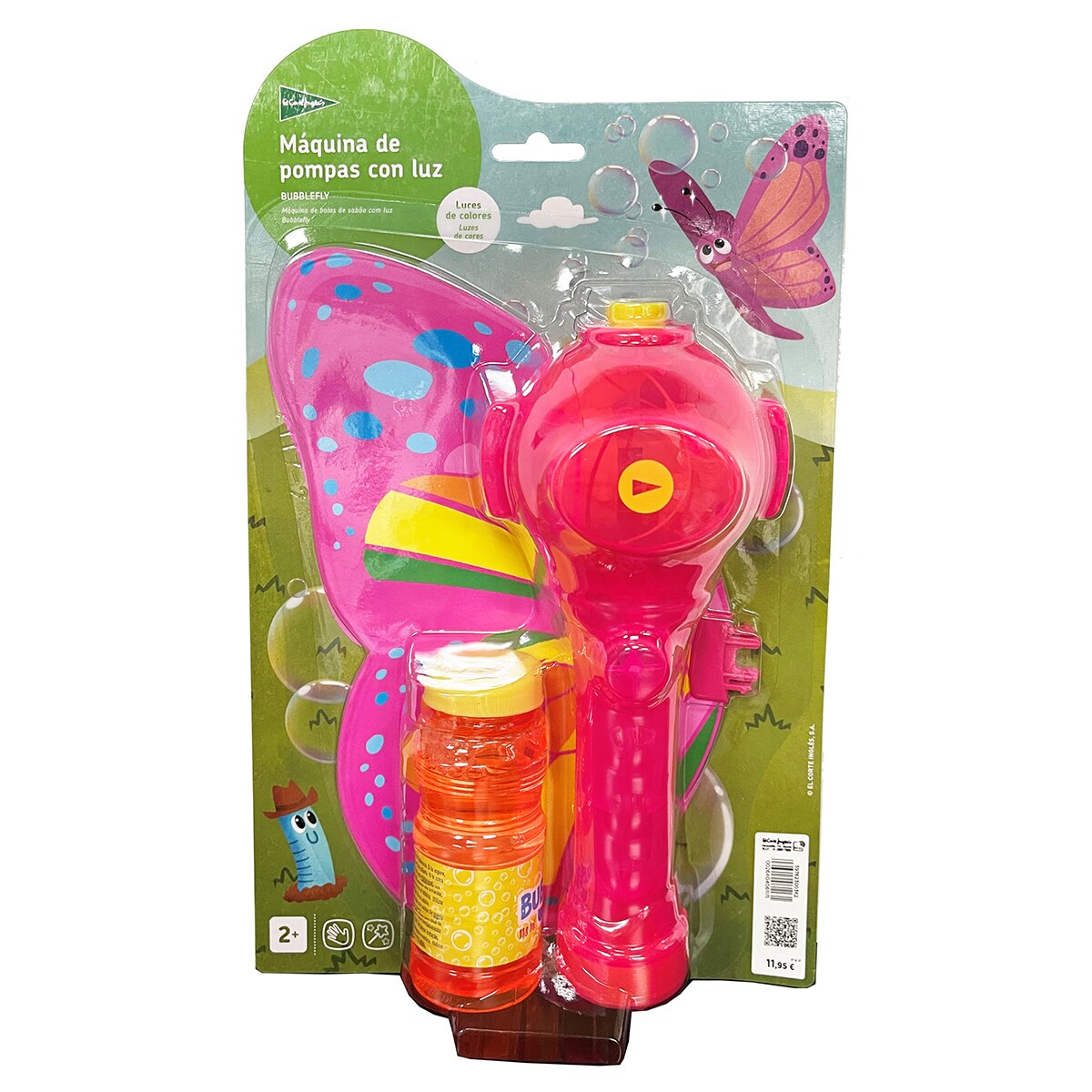 Máquina de pompas luz mariposa El Corte Inglés 2