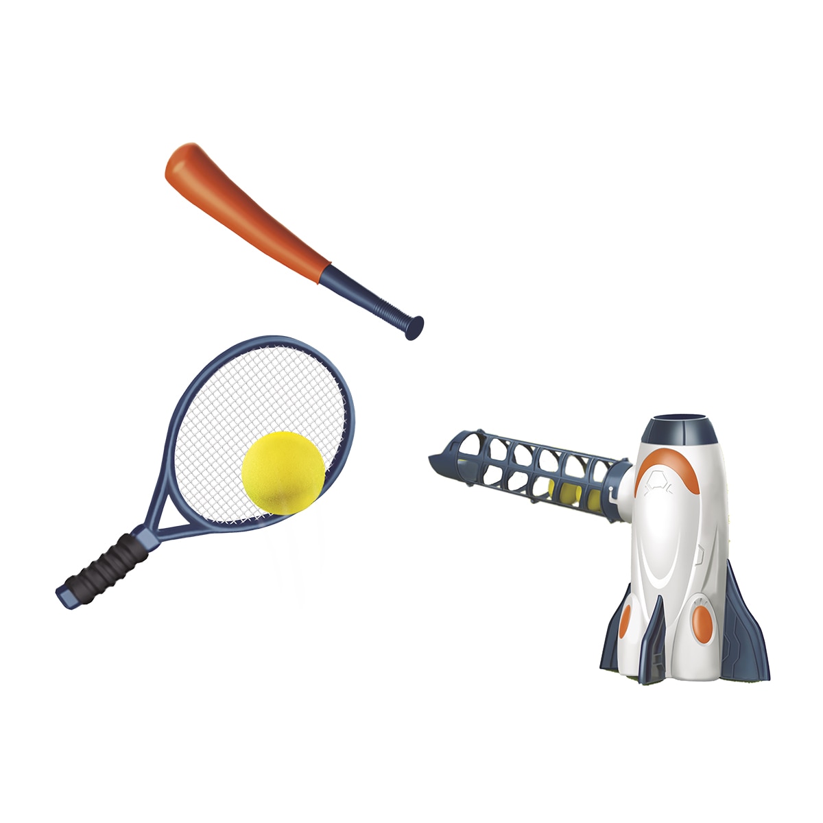 Imagem 0 de Jogo de Beisebol e Tenis Elétrico