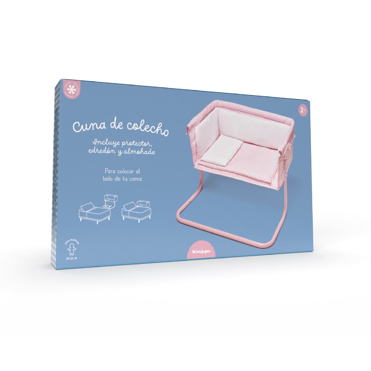 Cuna de colecho para muñeco bebé El Corte Inglés 3