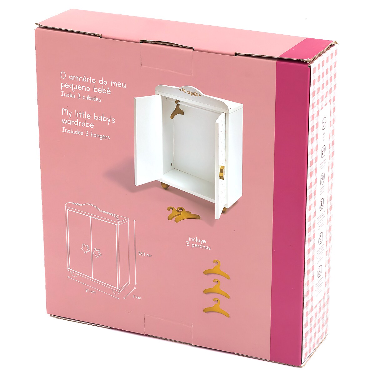 El armario de mi pequeño bebé de madera sostenible El Corte Inglés