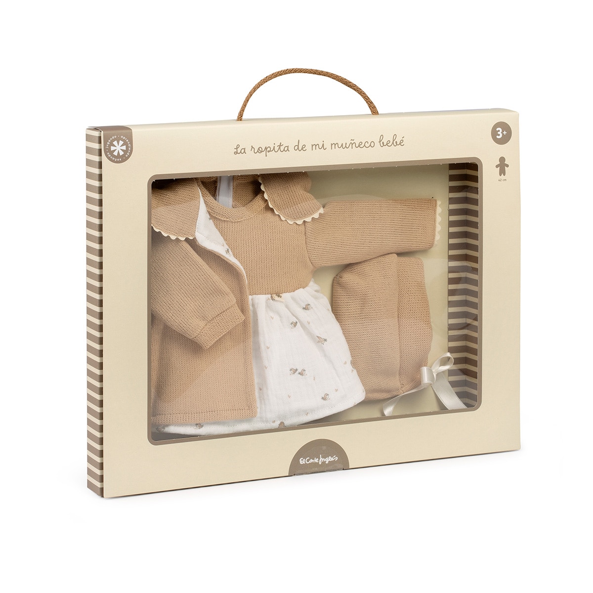 La ropita de mi muñeco Bebé Conjunto beige El Corte Inglés 3