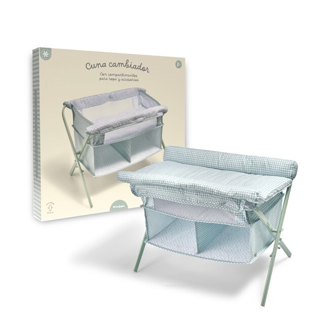 Imagen 0 de Cuna cambiador para muñeco bebé El Corte Inglés