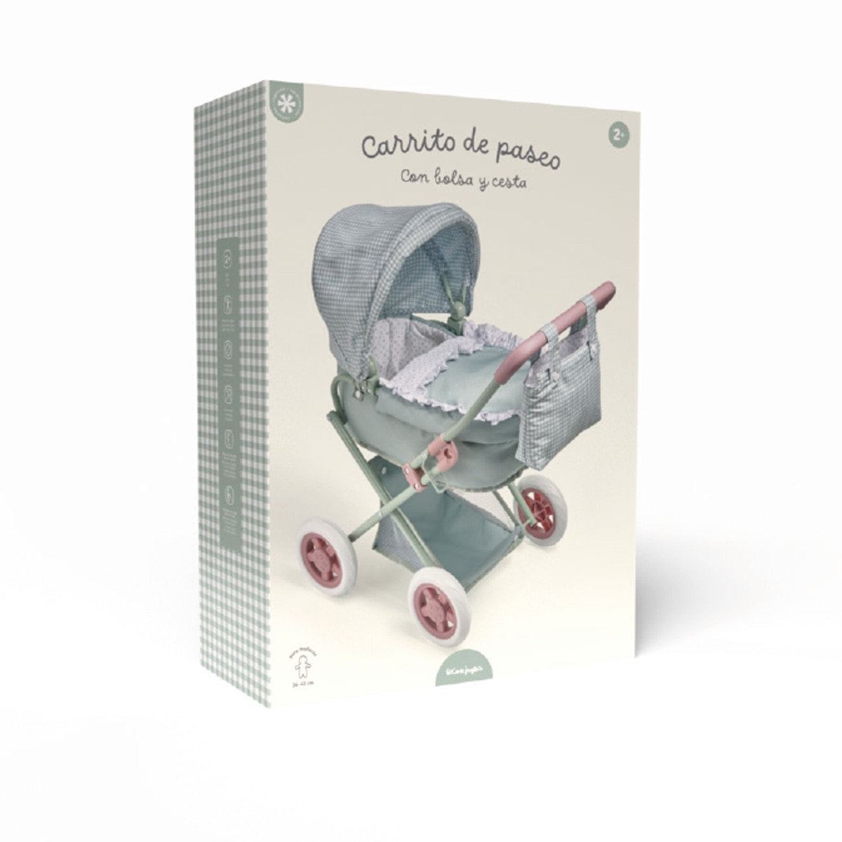 Carrinho de Passeio grenn Vichy 4