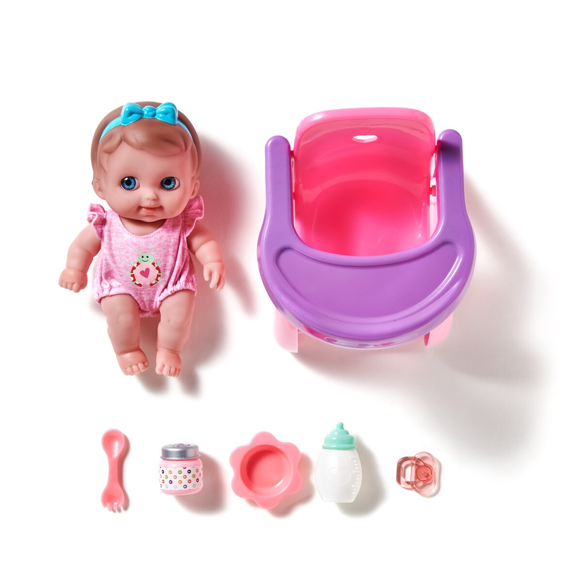 Muñeco con trona y accesorios Baby Gugú El Corte Inglés 3