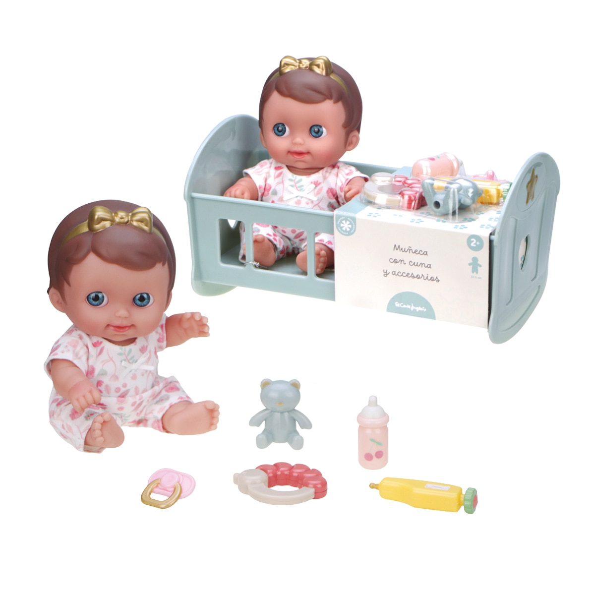 Imagem 0 de Boneca de bebé com berço 22,5 Cm El Corte Inglés