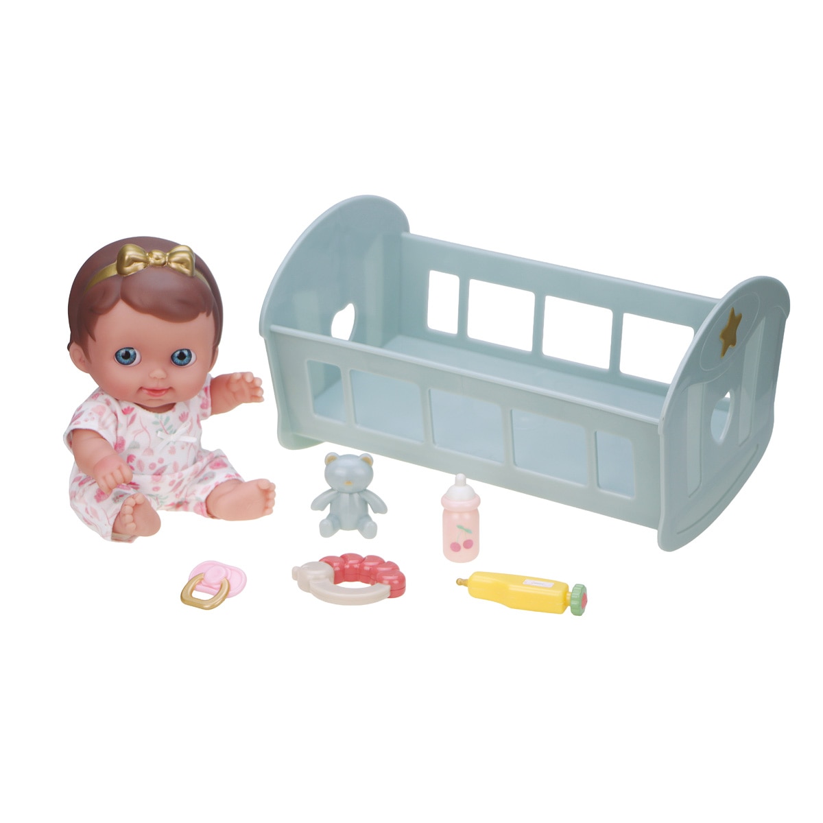 Muñeca con cuna y accesorios El Corte Inglés 2