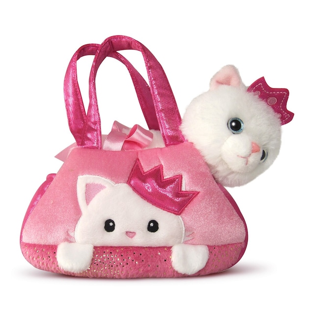 Imagem 0 de Peluche Gata Princesa com Bolsa