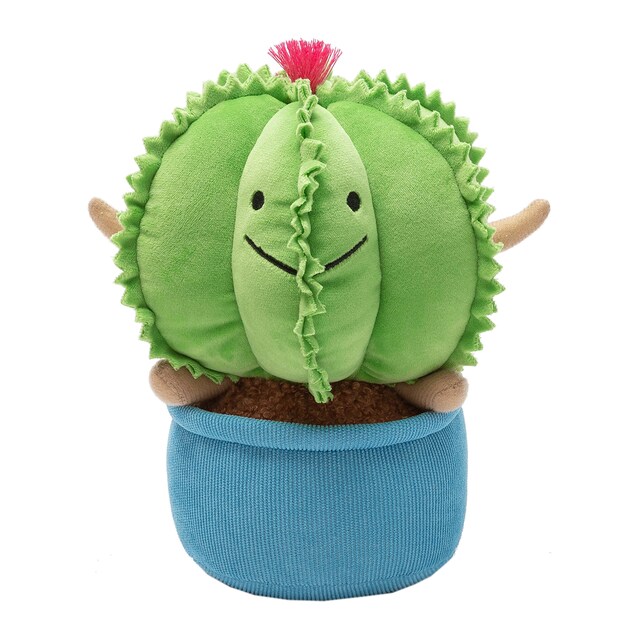 Peluche cactus redondo en maceta sostenible El Corte Inglés