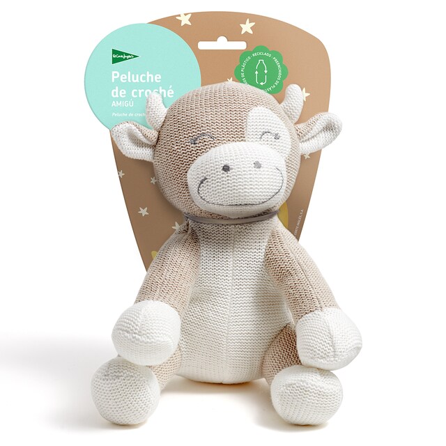 Imagen 0 de Peluche de croché sostenible Vaca Amigú El Corte Inglés