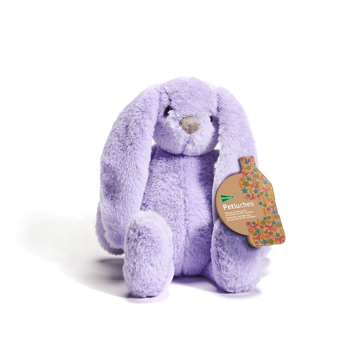 30 Cm de Peluche de coelho roxo El Corte Inglés 1
