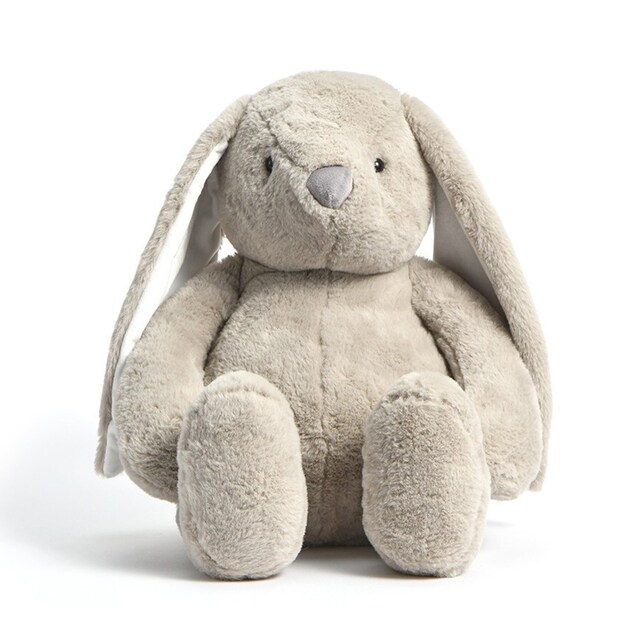 Conejo gris de peluche sostenible 50 cm El Corte Inglés