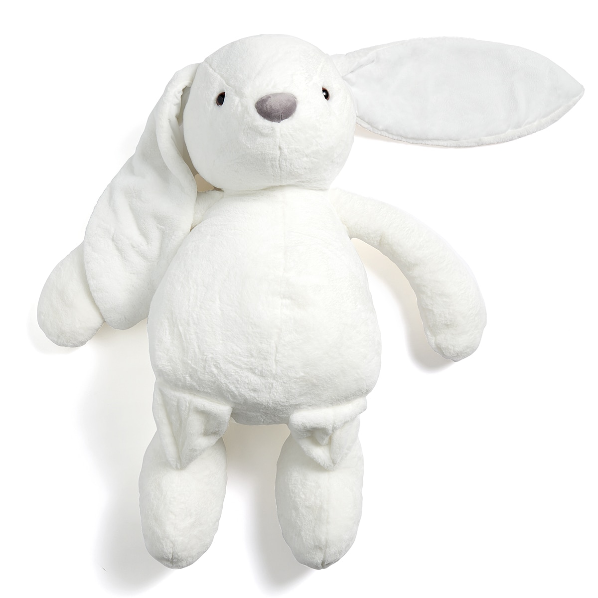 Coelho Branco Gigante de Peluche 3