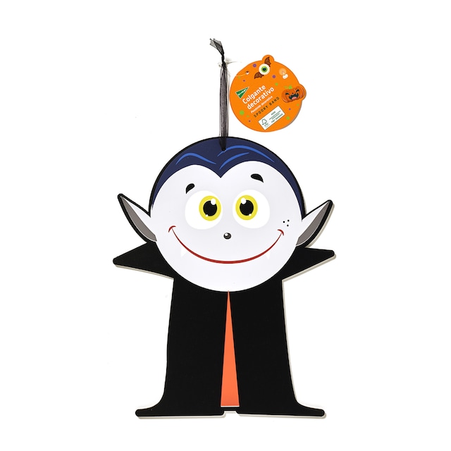 Colgante de madera sostenible Drácula Feliz Halloween El Corte Inglés