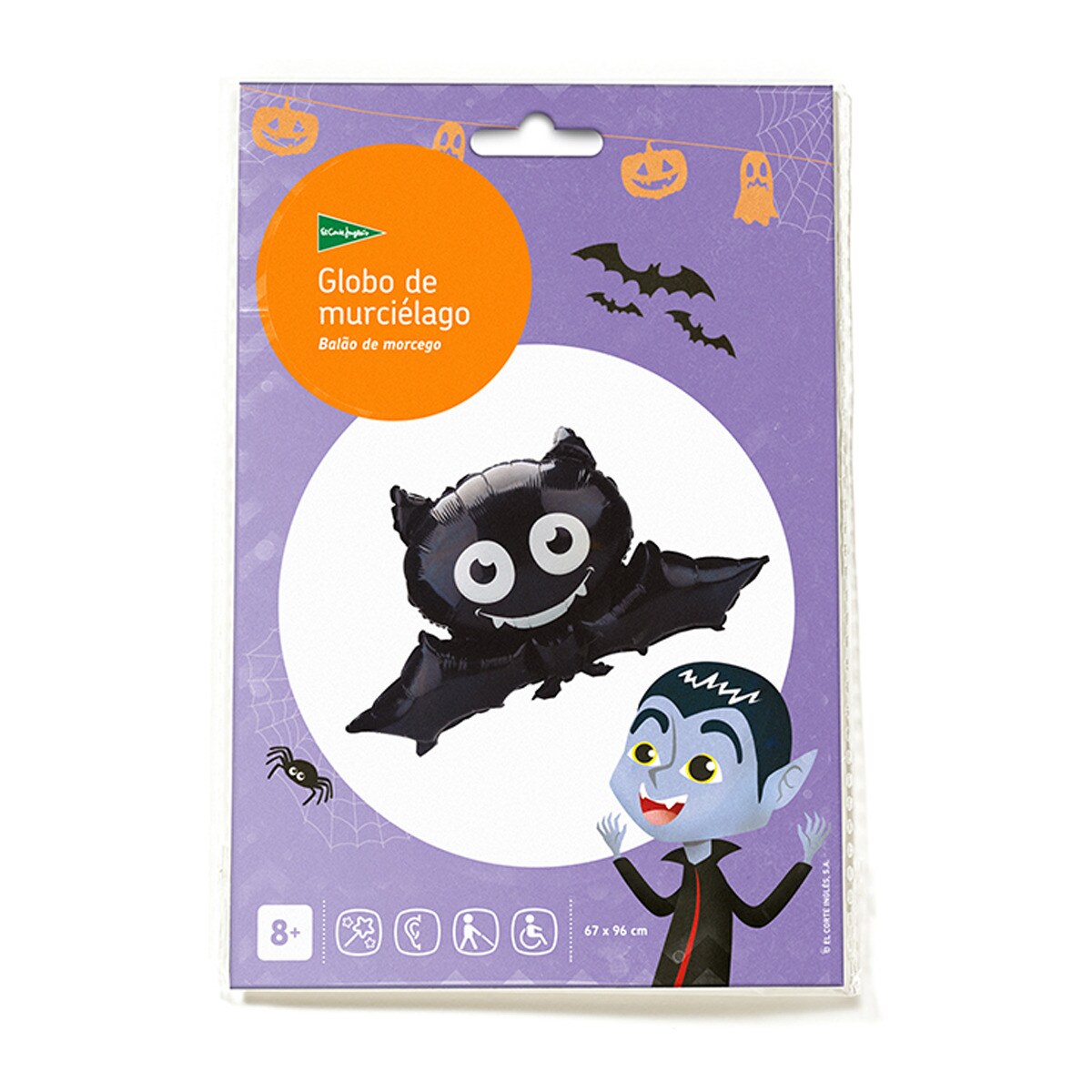 Globo XL murciélago Halloween El Corte Inglés 2