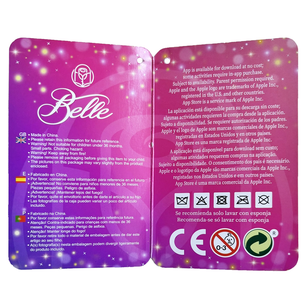 Disfraz Infantil Bella Disney Princess 4
