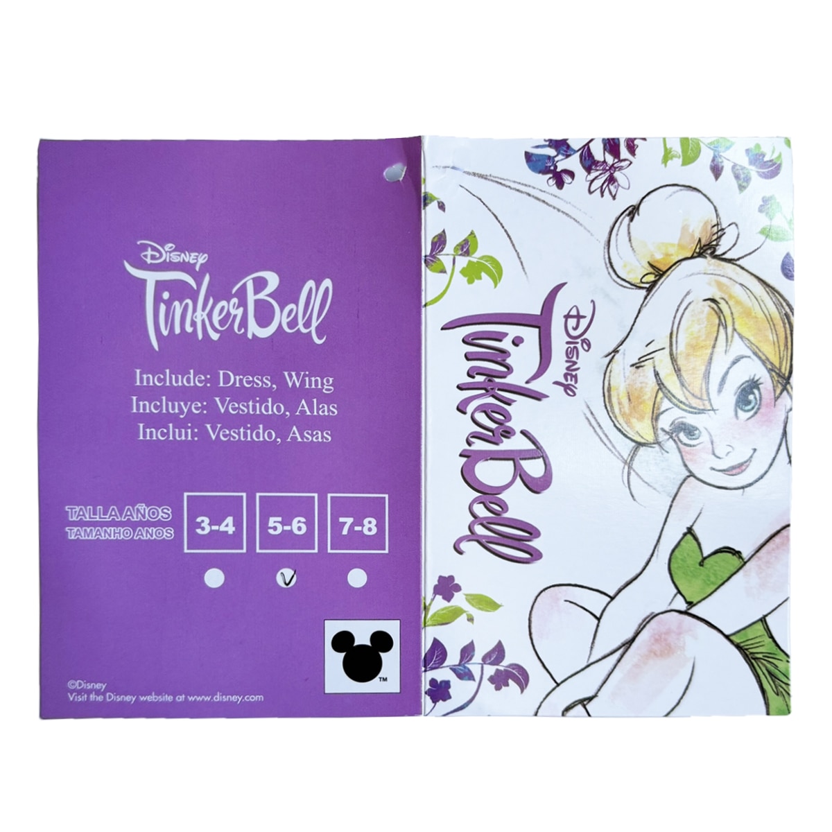Disfraz Infantil Campanilla Disney Princess 4