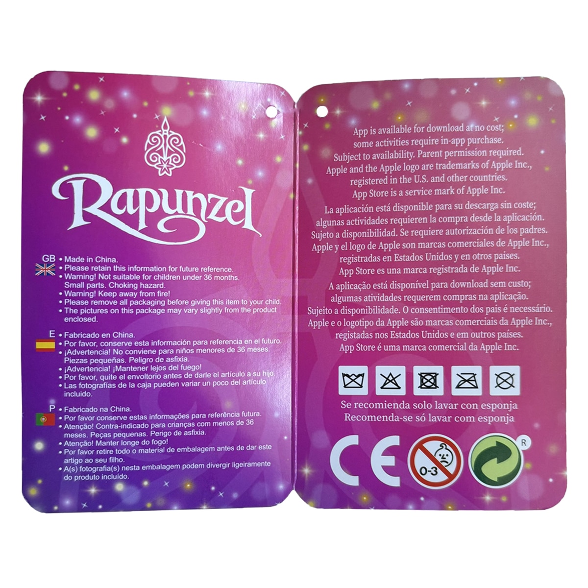 Disfraz Infantil Rapunzel Disney Princess 5
