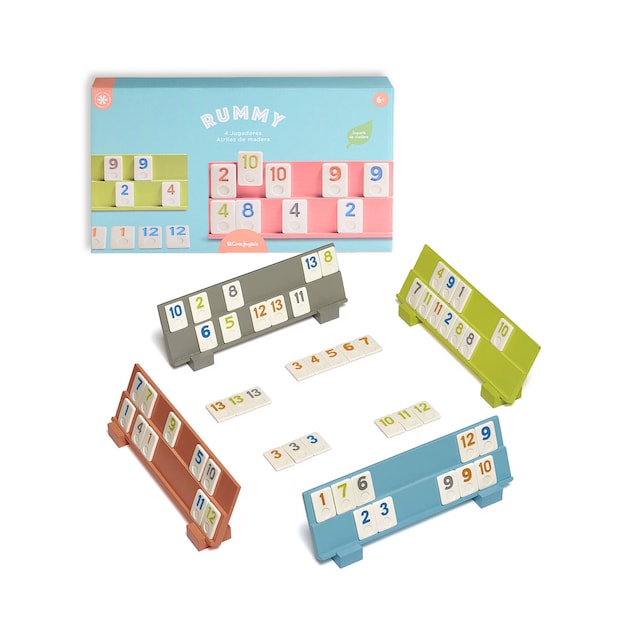 Rummy 4 jugadores de madera sostenible El Corte Inglés