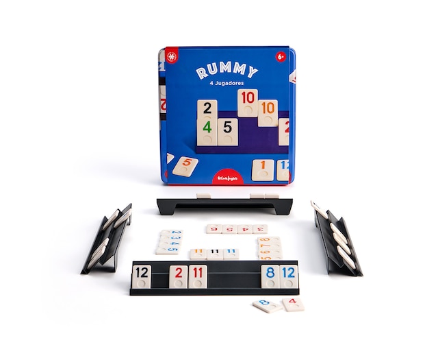 Rummy 4 jugadores en caja metálica El Corte Inglés