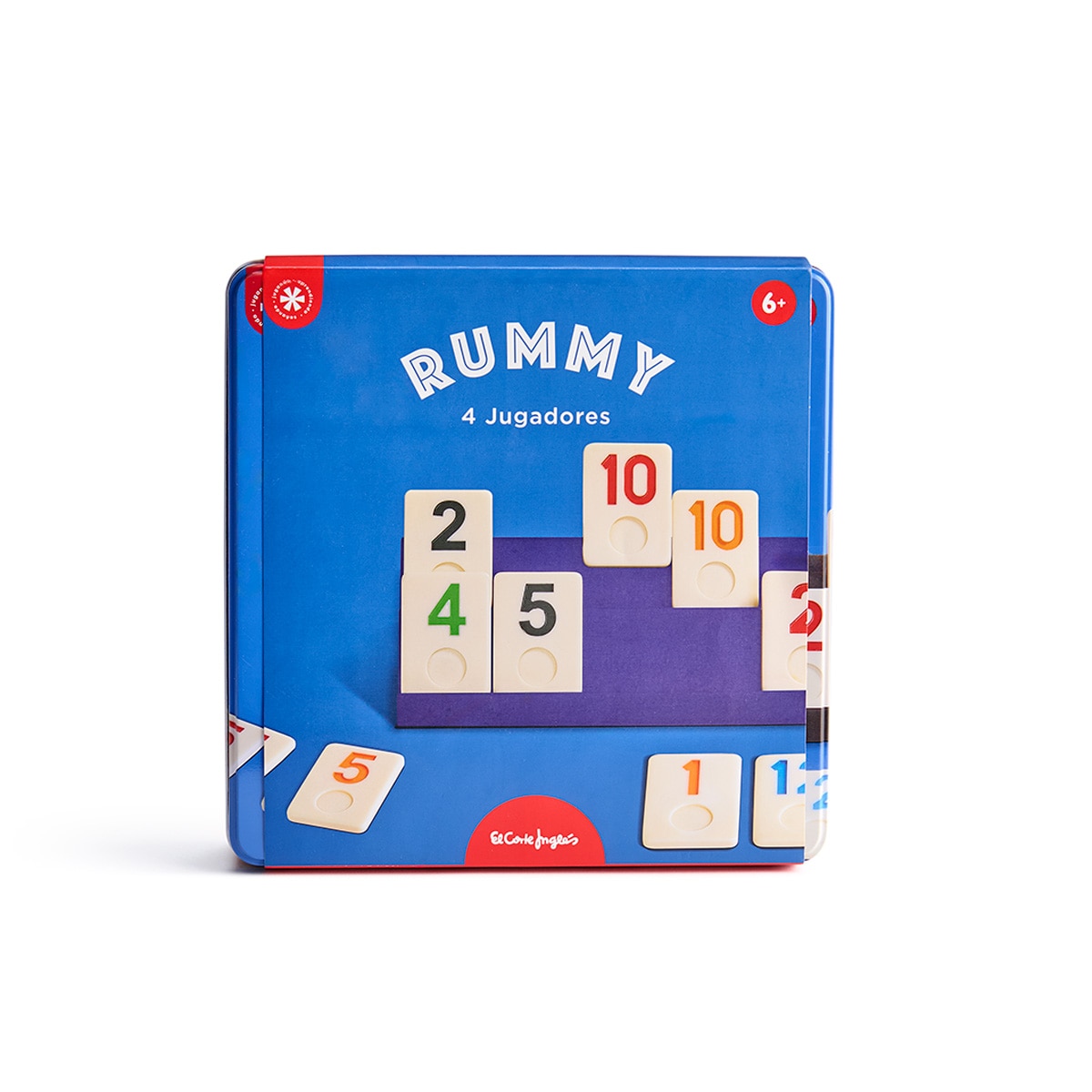 Rummy 4 jugadores en caja metálica El Corte Inglés 3